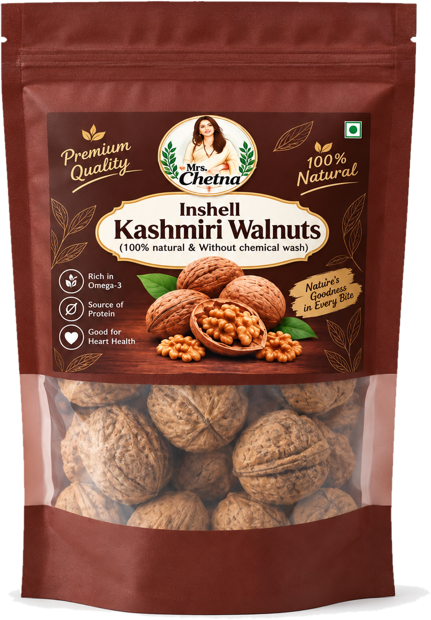 Inshell Kashmiri Walnuts